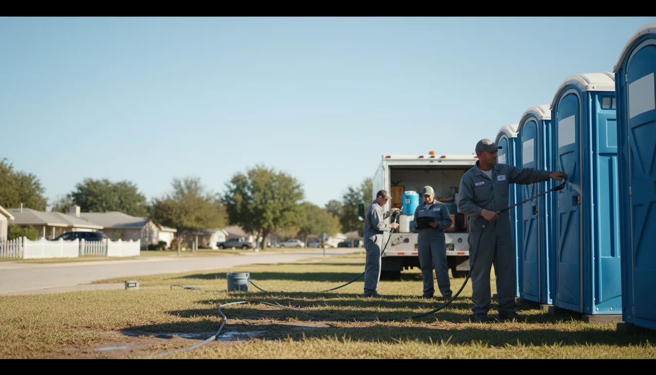 Long-Term Portable Toilet Rental in Mclean, TX near me